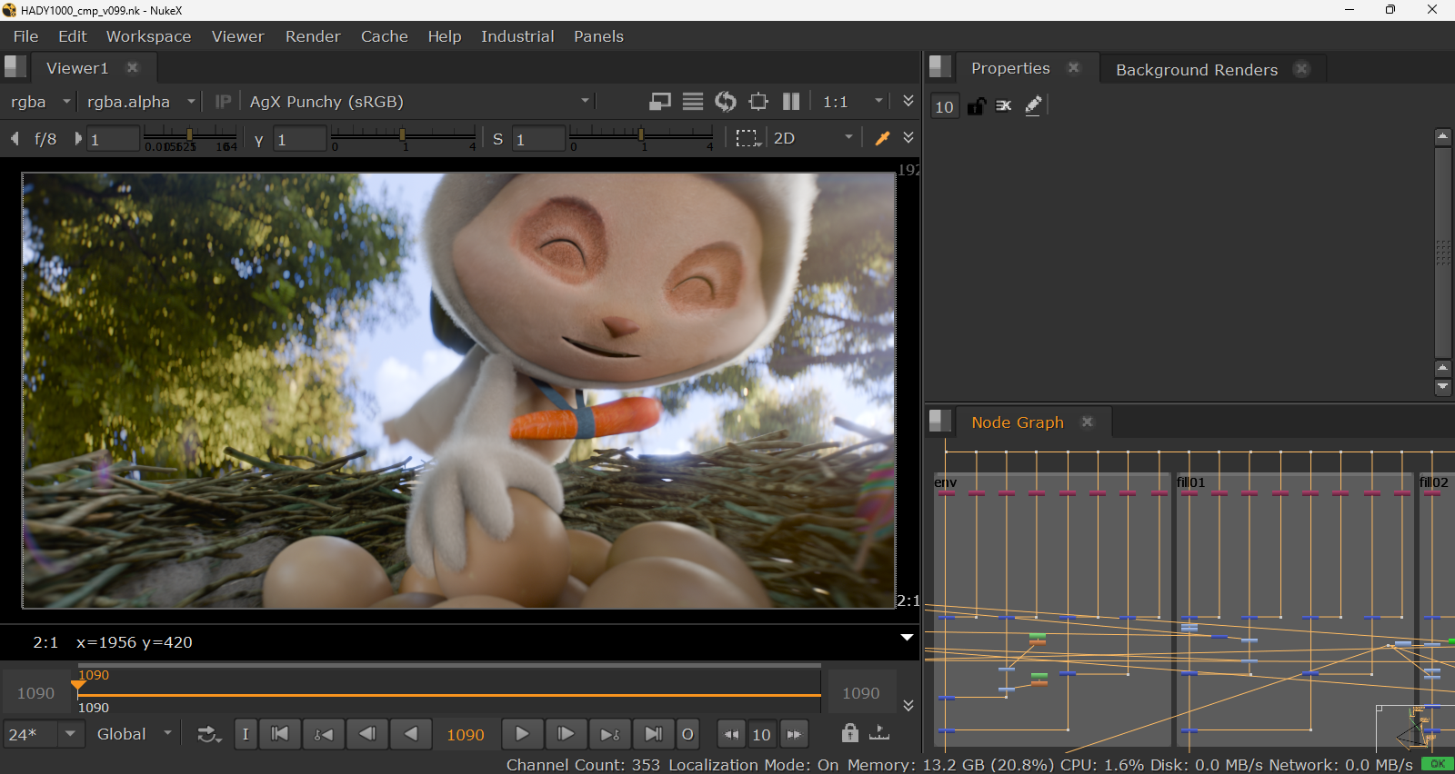 Nuke Node Graph Compositing